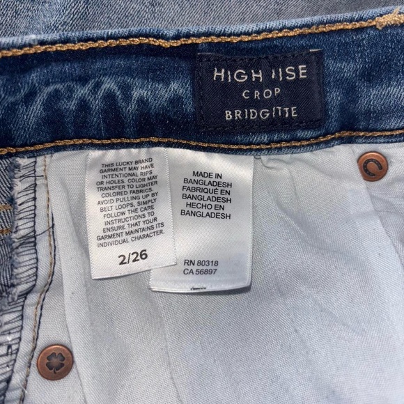 Lucky Brand High Rise Blue Jeans - Picture 5 of 5